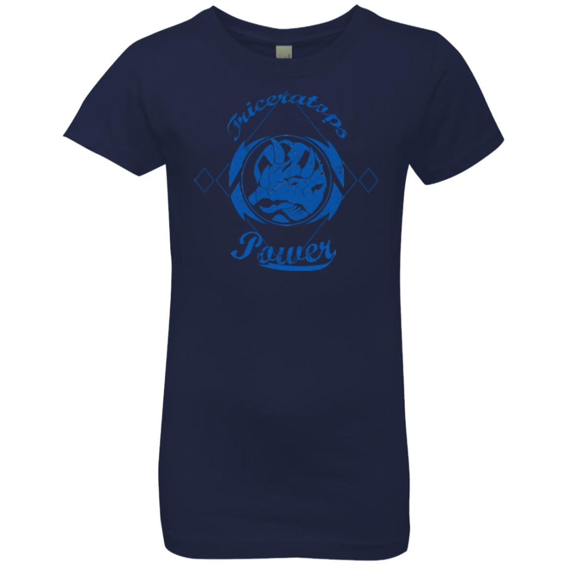 T-Shirts Midnight Navy / YXS Triceratops Girls Premium T-Shirt