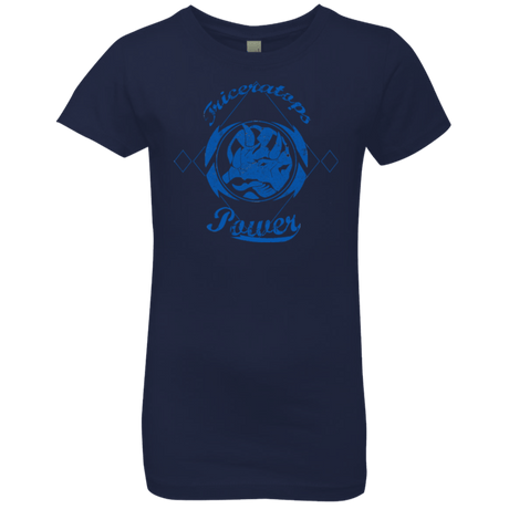 T-Shirts Midnight Navy / YXS Triceratops Girls Premium T-Shirt