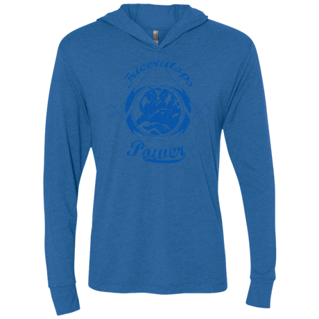 T-Shirts Vintage Royal / X-Small Triceratops Triblend Long Sleeve Hoodie Tee