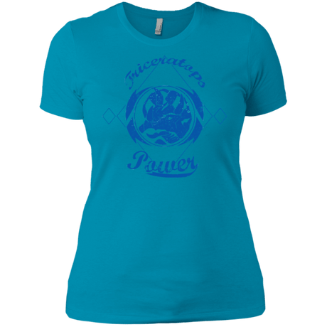 T-Shirts Turquoise / X-Small Triceratops Women's Premium T-Shirt