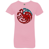 T-Shirts Light Pink / YXS Trinity of fire and ice V2 Girls Premium T-Shirt