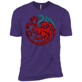 T-Shirts Purple / X-Small Trinity of fire and ice V2 Men's Premium T-Shirt