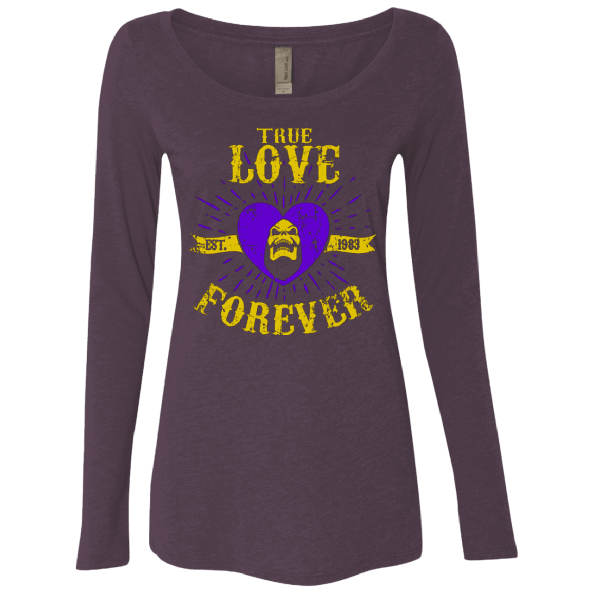 T-Shirts Vintage Purple / Small True Love Forever Masters Women's Triblend Long Sleeve Shirt