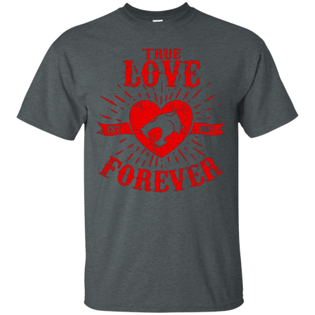 T-Shirts Dark Heather / Small True Love Forever Thunder T-Shirt