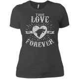 T-Shirts Heavy Metal / X-Small True Love Forever Wolf Women's Premium T-Shirt