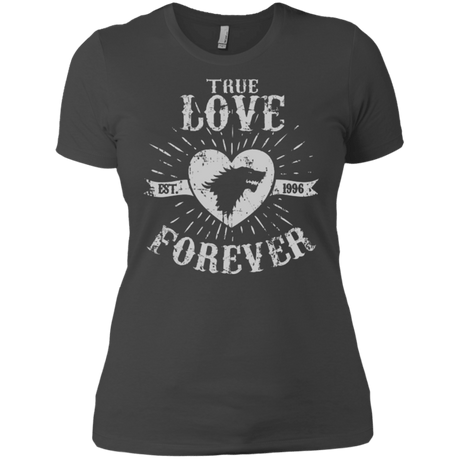 T-Shirts Heavy Metal / X-Small True Love Forever Wolf Women's Premium T-Shirt