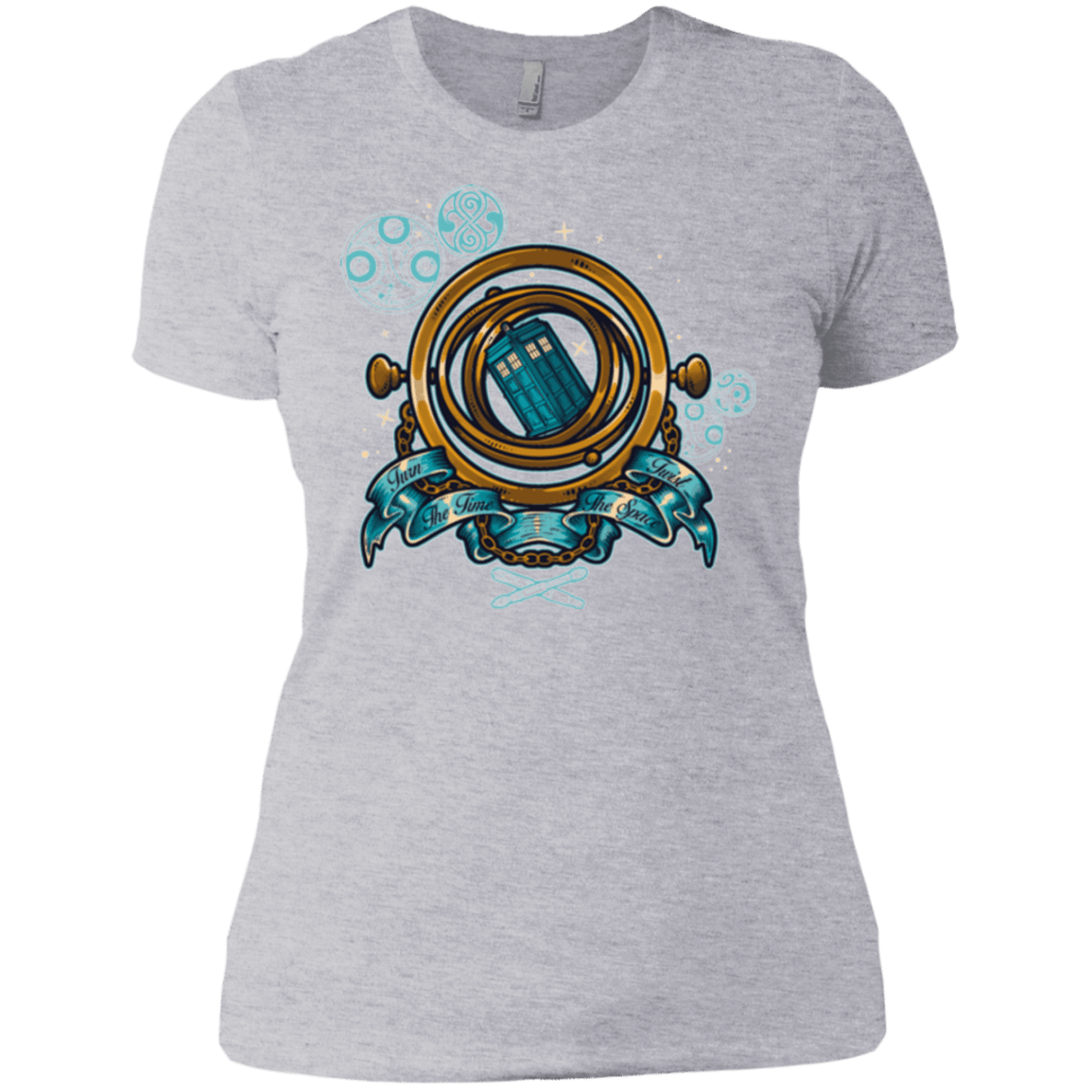 T-Shirts Heather Grey / X-Small TURN THE TIME TWIST THE SPACE Women's Premium T-Shirt