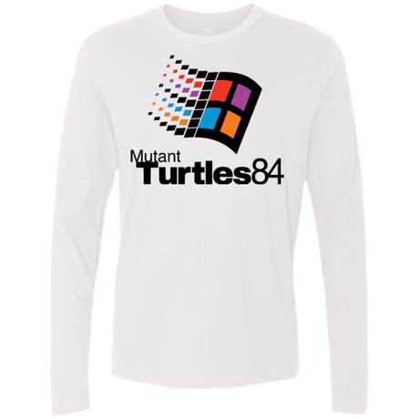 T-Shirts White / Small Turtles 84 Men's Premium Long Sleeve