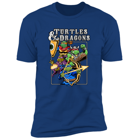 T-Shirts Royal / S Turtles and Dragons Men's Premium T-Shirt