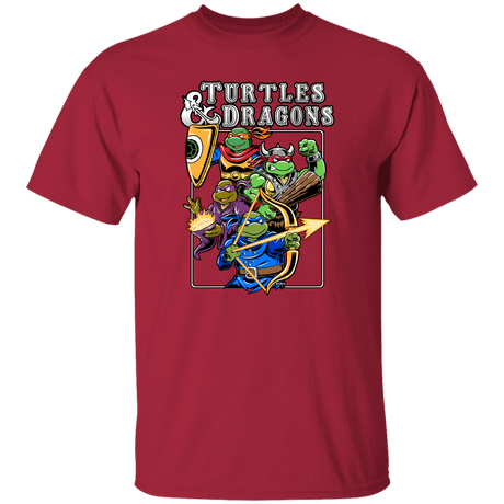 T-Shirts Cardinal / S Turtles and Dragons T-Shirt