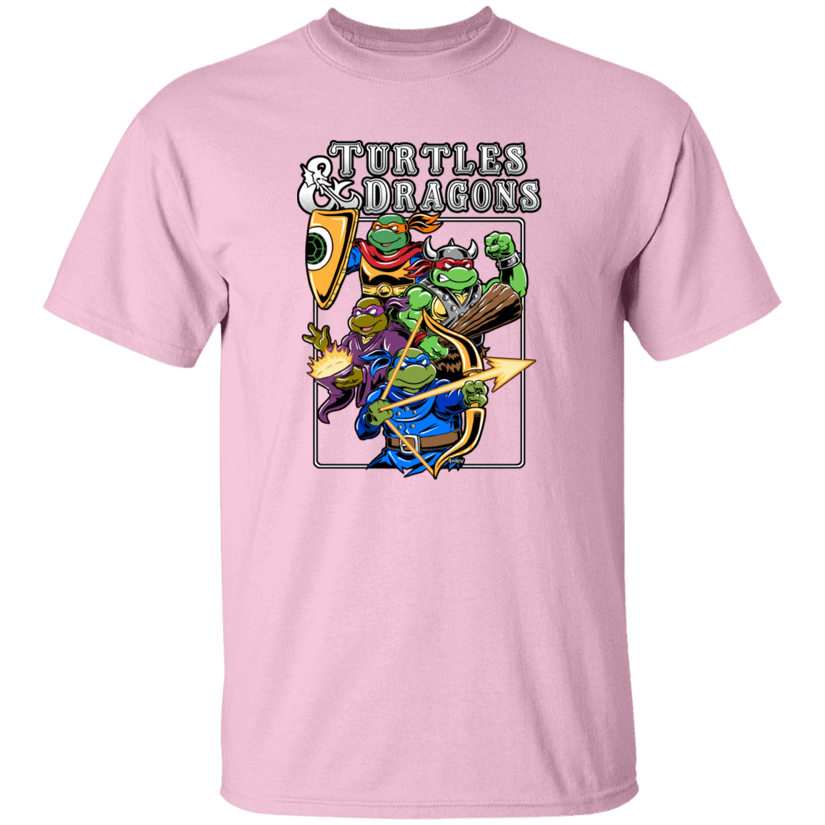 T-Shirts Light Pink / YXS Turtles and Dragons Youth T-Shirt