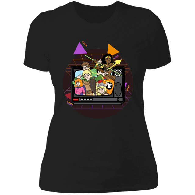 T-Shirts Black / X-Small TV Toons 6 Women's Premium T-Shirt