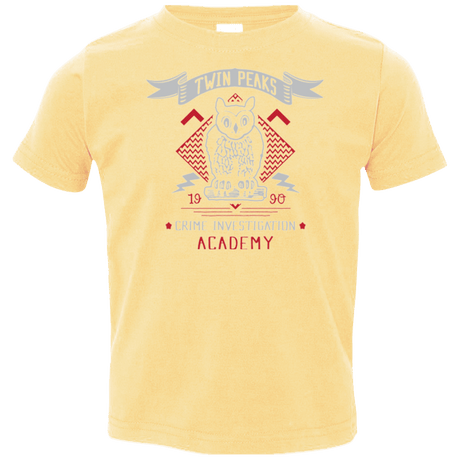 T-Shirts Butter / 2T Twin Peaks Academy Toddler Premium T-Shirt