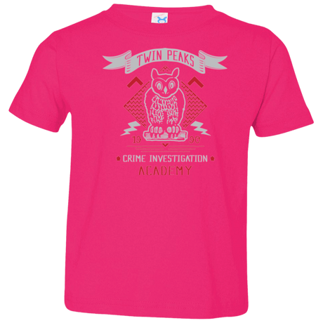 T-Shirts Hot Pink / 2T Twin Peaks Academy Toddler Premium T-Shirt