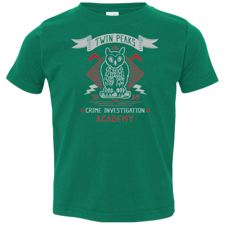 T-Shirts Kelly / 2T Twin Peaks Academy Toddler Premium T-Shirt