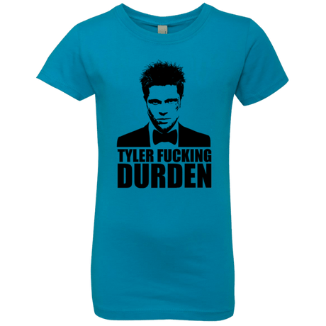 T-Shirts Turquoise / YXS Tyler Fucking Durden Girls Premium T-Shirt