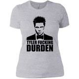 T-Shirts Heather Grey / X-Small Tyler Fucking Durden Women's Premium T-Shirt