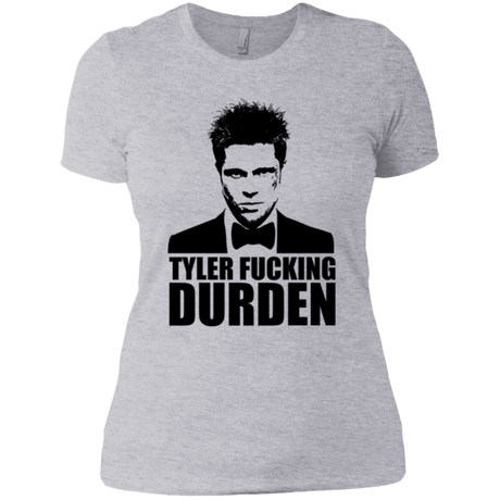 T-Shirts Heather Grey / X-Small Tyler Fucking Durden Women's Premium T-Shirt