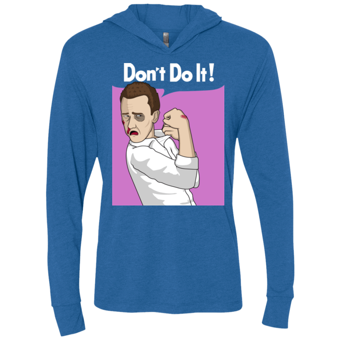 T-Shirts Vintage Royal / X-Small Tyler Triblend Long Sleeve Hoodie Tee