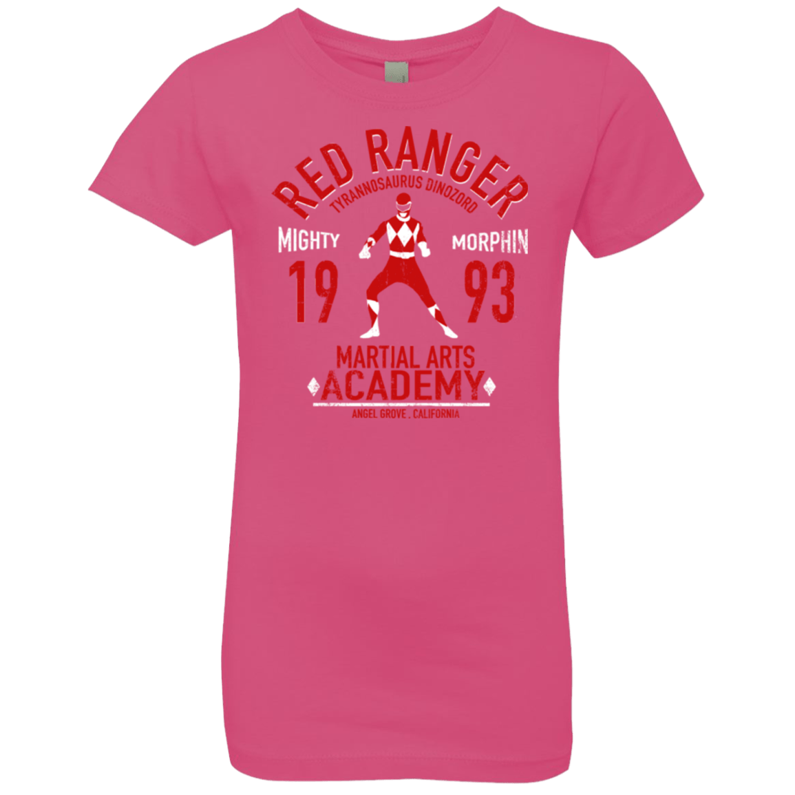 T-Shirts Hot Pink / YXS Tyrannosaurus Ranger (1) Girls Premium T-Shirt