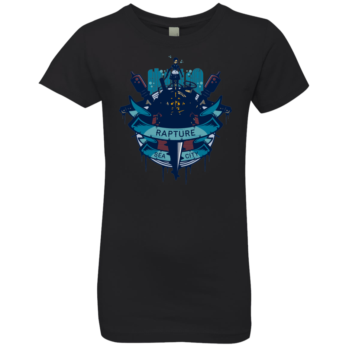 T-Shirts Black / YXS Under The Sea Girls Premium T-Shirt