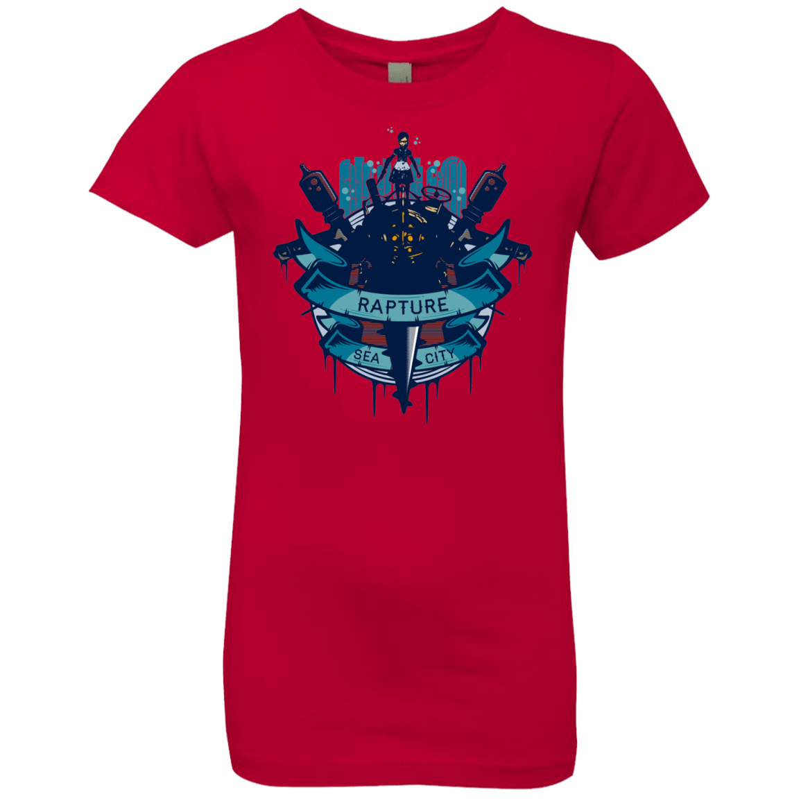 T-Shirts Red / YXS Under The Sea Girls Premium T-Shirt