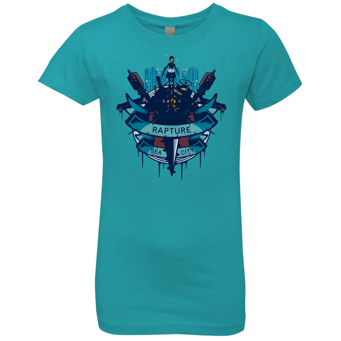 T-Shirts Tahiti Blue / YXS Under The Sea Girls Premium T-Shirt