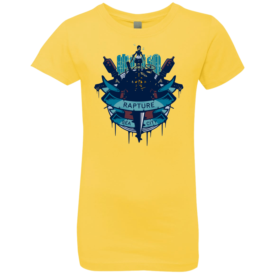 T-Shirts Vibrant Yellow / YXS Under The Sea Girls Premium T-Shirt
