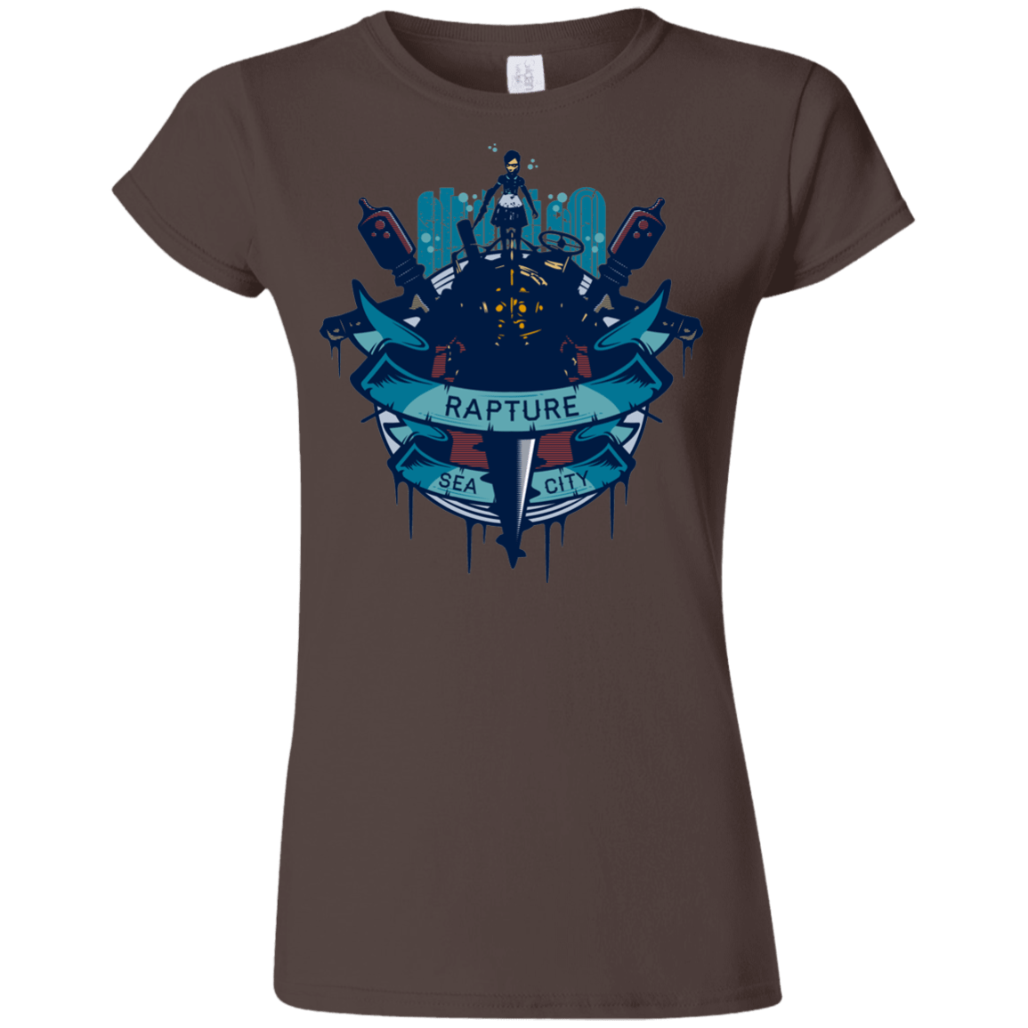 T-Shirts Dark Chocolate / S Under The Sea Junior Slimmer-Fit T-Shirt