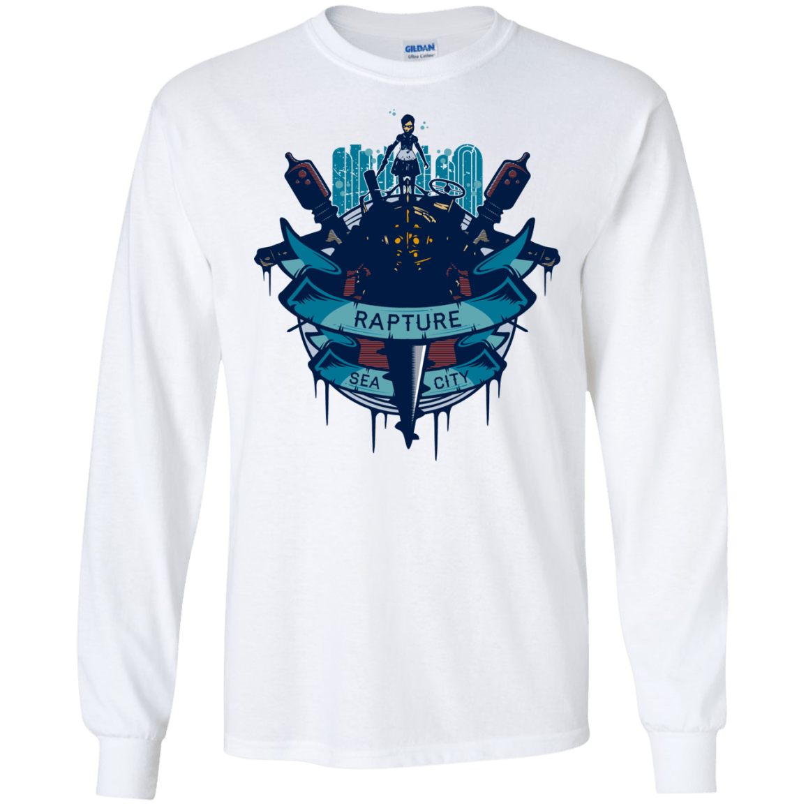T-Shirts White / S Under The Sea Men's Long Sleeve T-Shirt