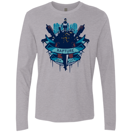 T-Shirts Heather Grey / S Under The Sea Men's Premium Long Sleeve