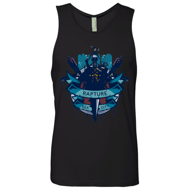 T-Shirts Black / S Under The Sea Men's Premium Tank Top