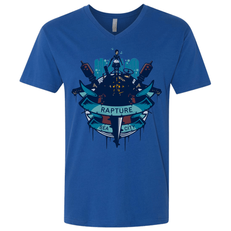 T-Shirts Royal / X-Small Under The Sea Men's Premium V-Neck