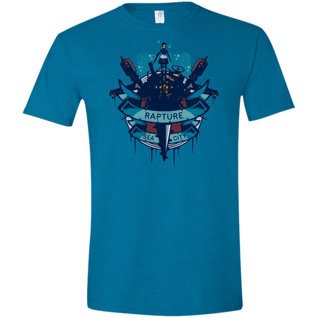 T-Shirts Antique Sapphire / S Under The Sea Men's Semi-Fitted Softstyle