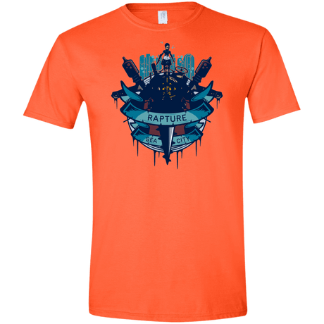 T-Shirts Orange / S Under The Sea Men's Semi-Fitted Softstyle