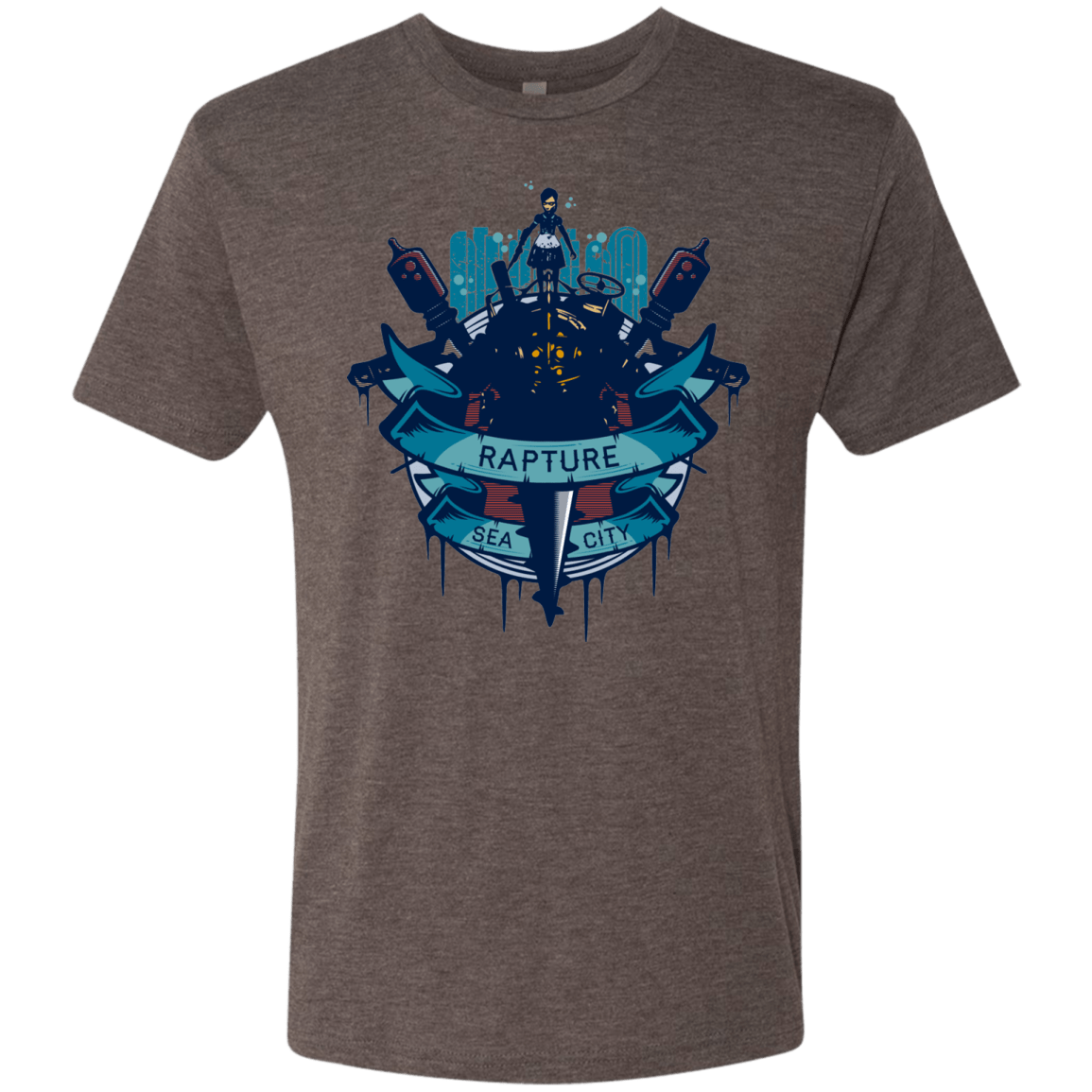 T-Shirts Macchiato / S Under The Sea Men's Triblend T-Shirt