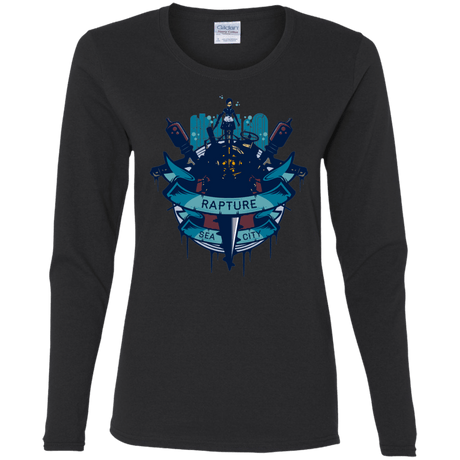 T-Shirts Black / S Under The Sea Women's Long Sleeve T-Shirt