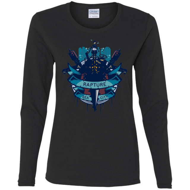 T-Shirts Black / S Under The Sea Women's Long Sleeve T-Shirt