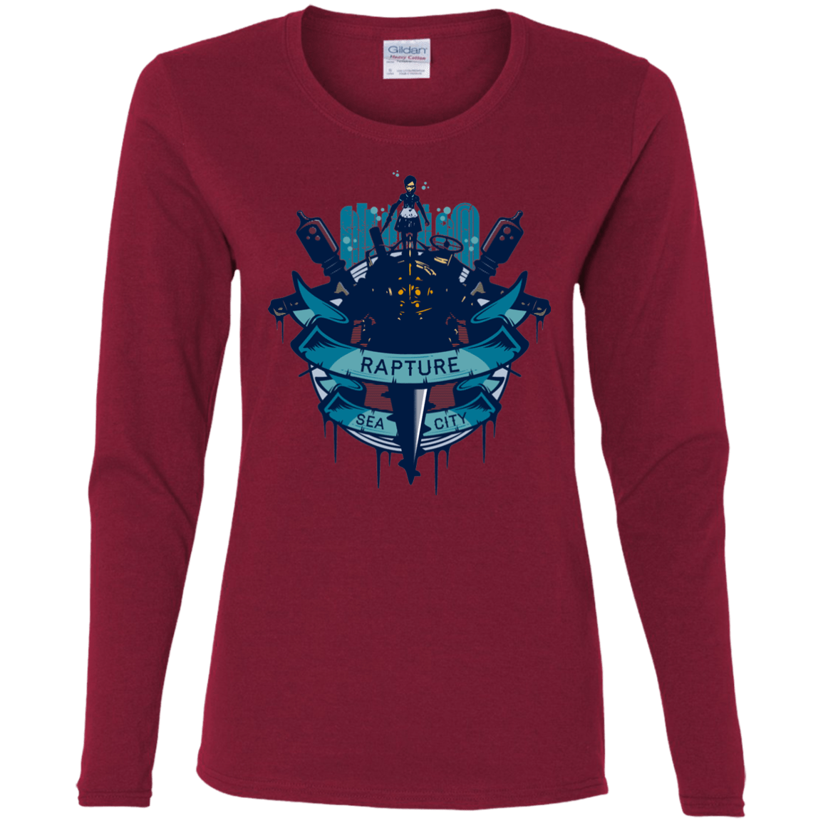 T-Shirts Cardinal / S Under The Sea Women's Long Sleeve T-Shirt