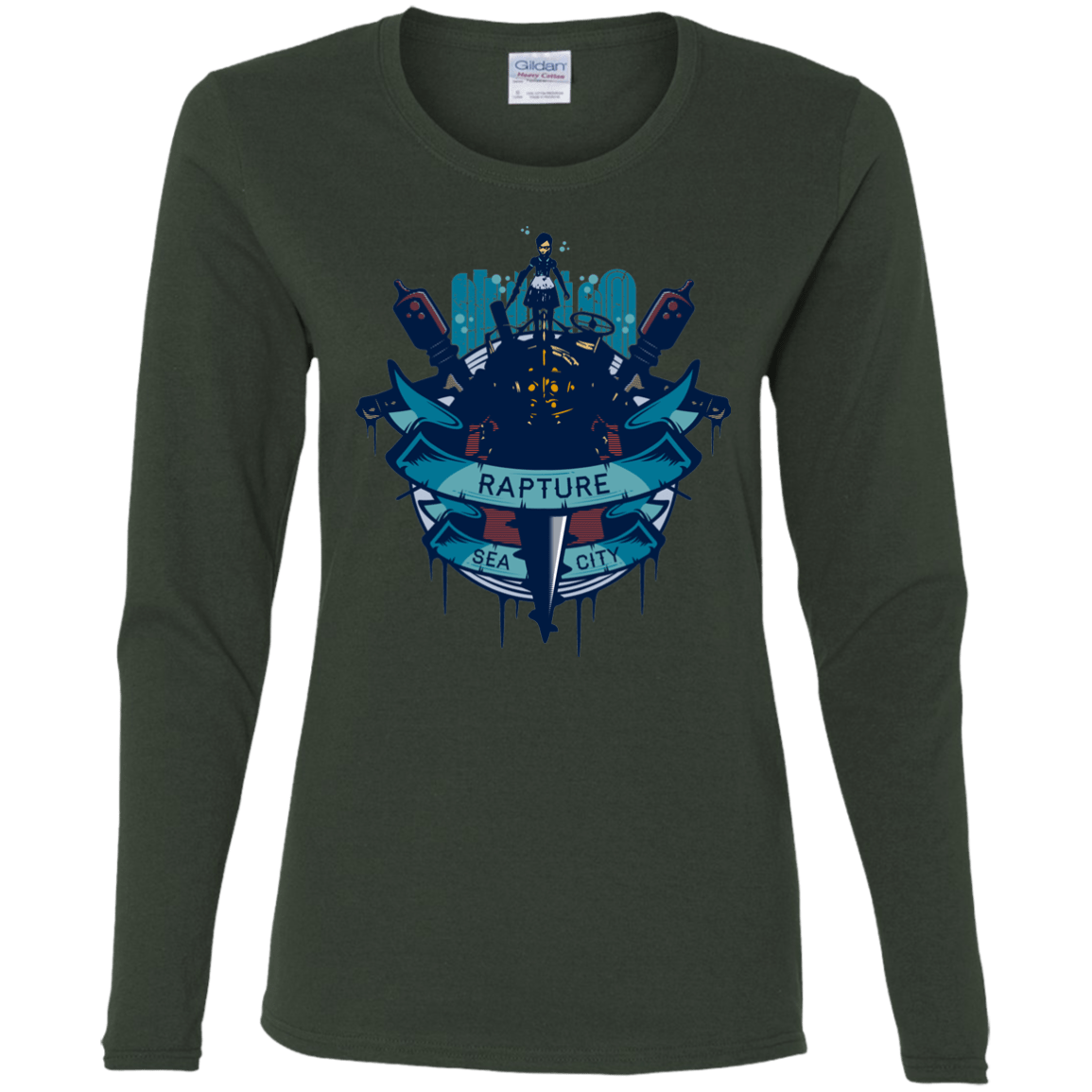 T-Shirts Forest / S Under The Sea Women's Long Sleeve T-Shirt
