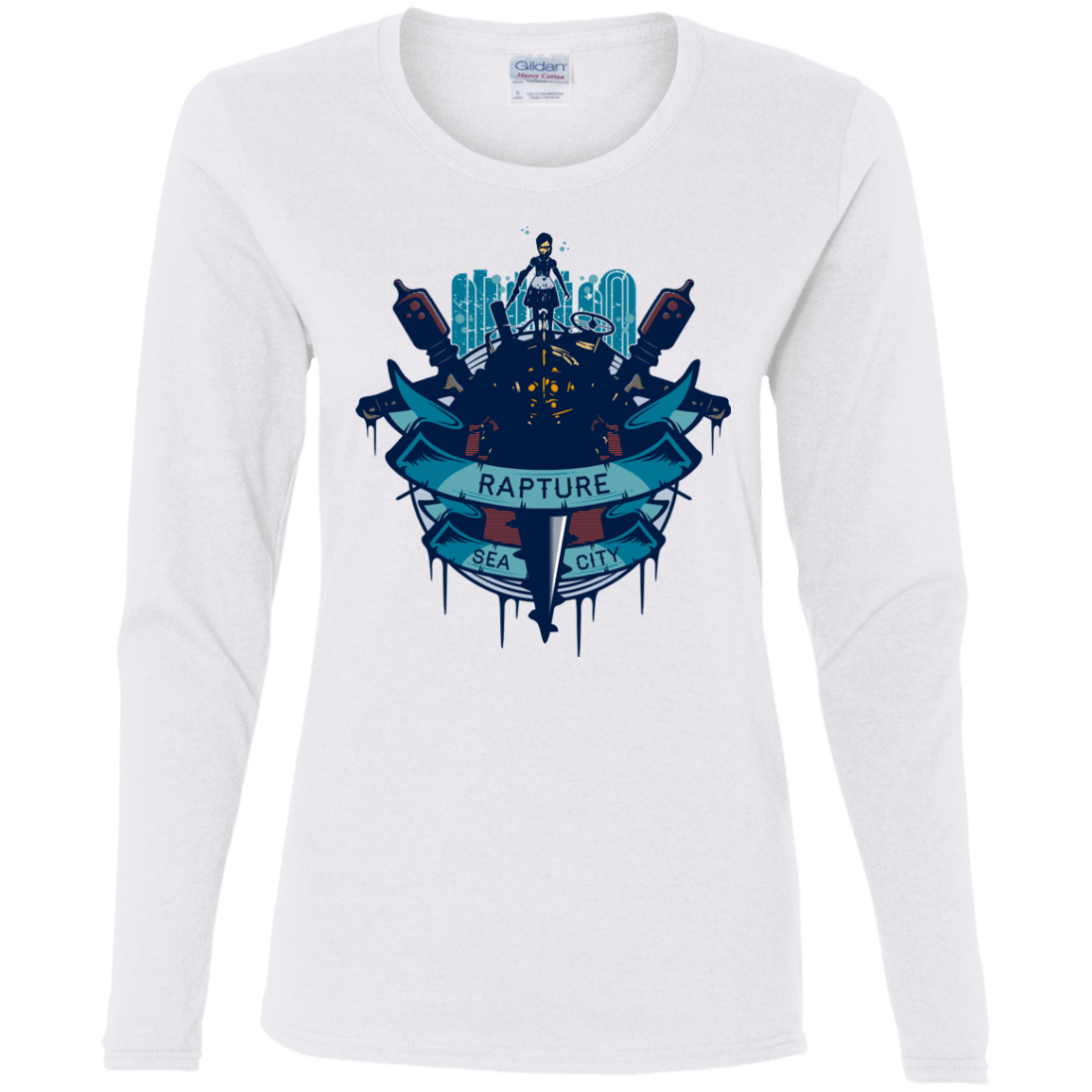 T-Shirts White / S Under The Sea Women's Long Sleeve T-Shirt