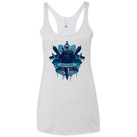 T-Shirts Heather White / X-Small Under The Sea Women's Triblend Racerback Tank