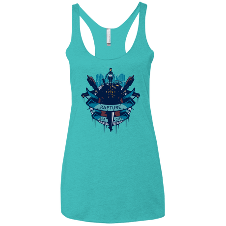T-Shirts Tahiti Blue / X-Small Under The Sea Women's Triblend Racerback Tank