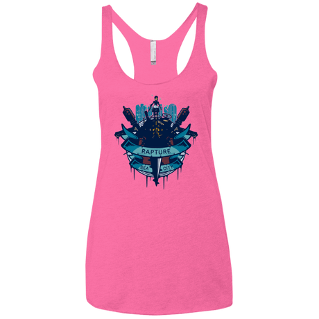 T-Shirts Vintage Pink / X-Small Under The Sea Women's Triblend Racerback Tank