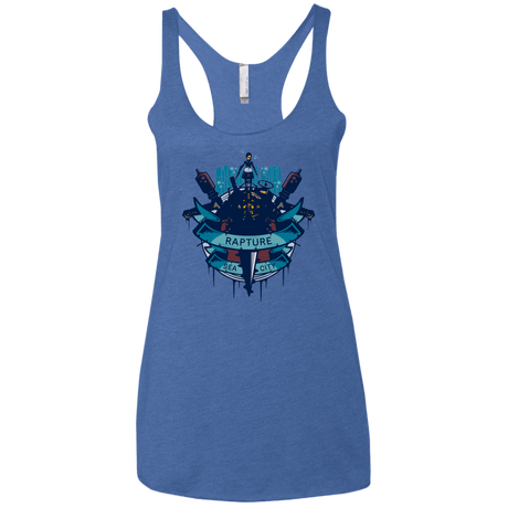 T-Shirts Vintage Royal / X-Small Under The Sea Women's Triblend Racerback Tank