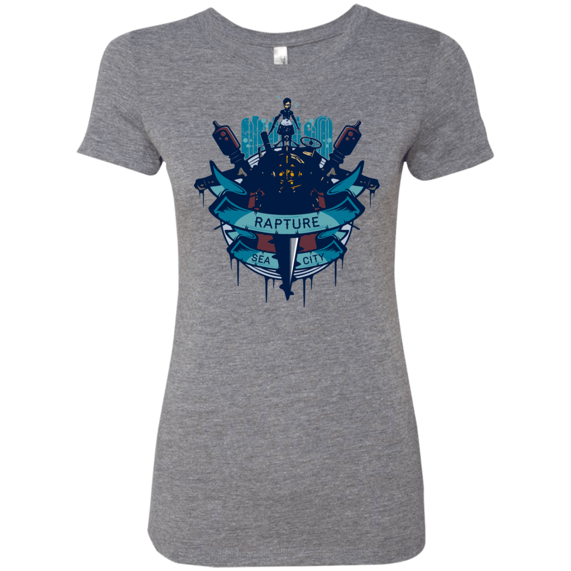 T-Shirts Premium Heather / S Under The Sea Women's Triblend T-Shirt