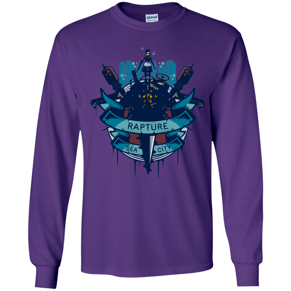 T-Shirts Purple / YS Under The Sea Youth Long Sleeve T-Shirt