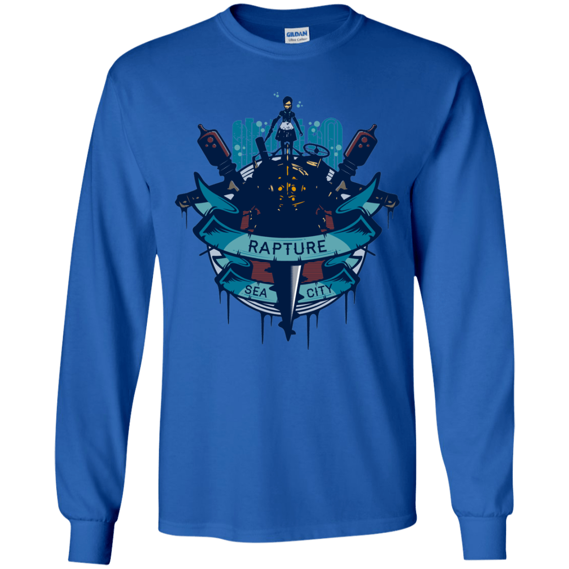 T-Shirts Royal / YS Under The Sea Youth Long Sleeve T-Shirt
