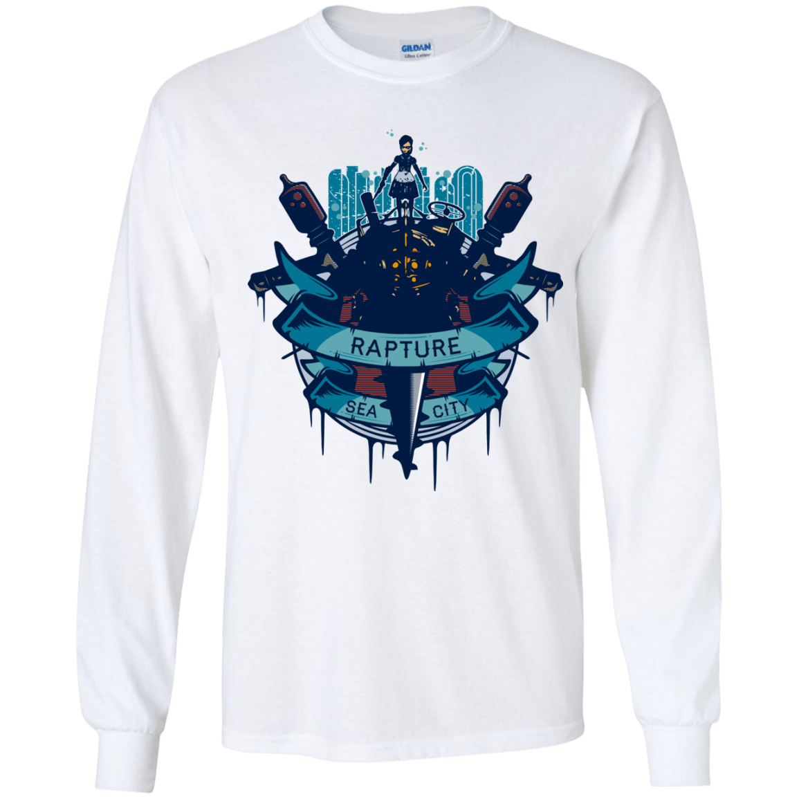 T-Shirts White / YS Under The Sea Youth Long Sleeve T-Shirt