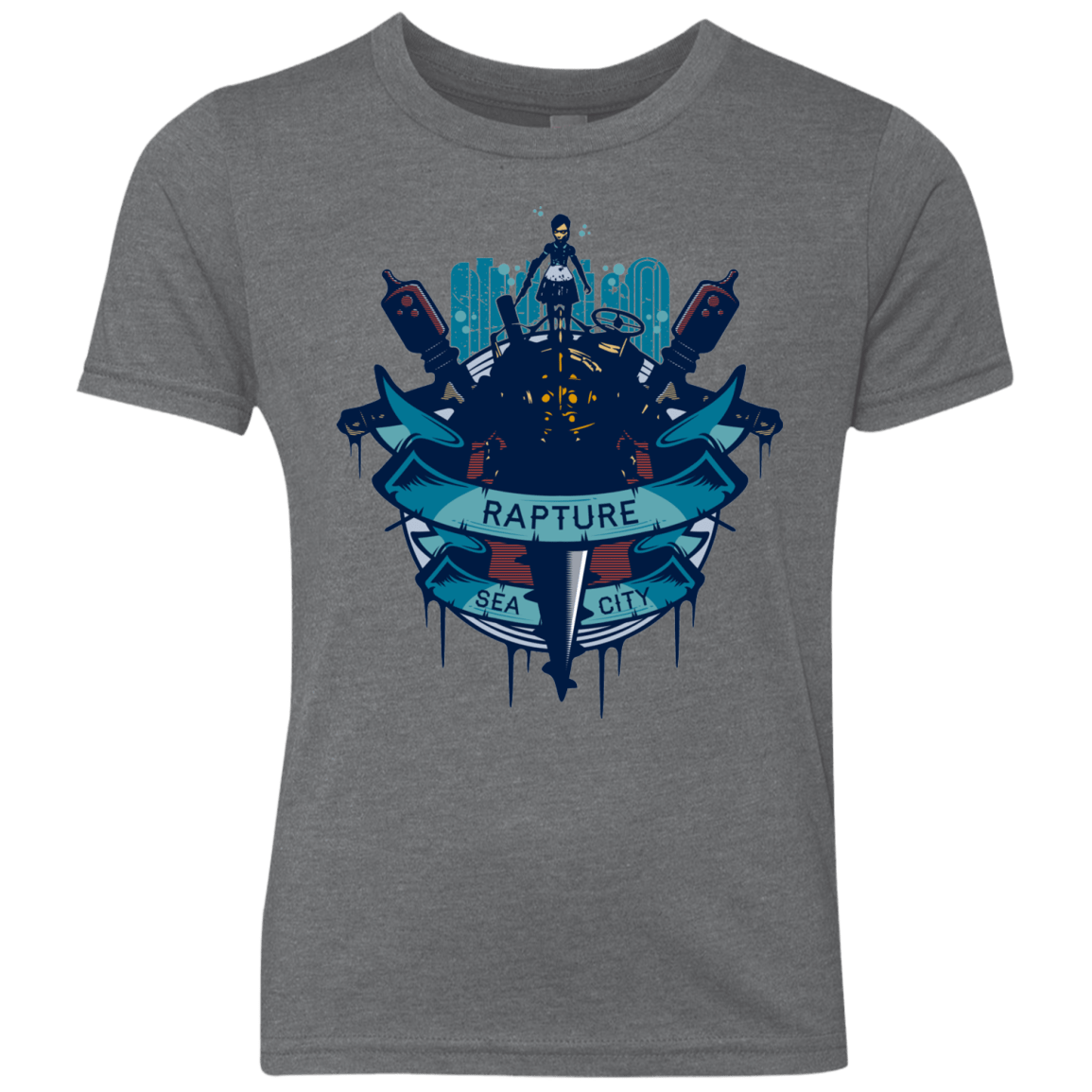 T-Shirts Premium Heather / YXS Under The Sea Youth Triblend T-Shirt